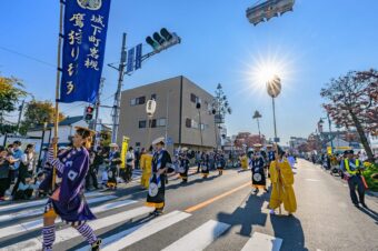 城下町岩槻鷹狩り行列