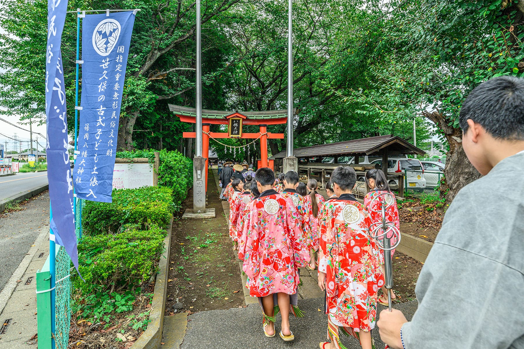 岩槻の古式土俵入り(笹久保地区) 【篠岡八幡大神社 | さいたま市岩槻区 】| フォトさいたま