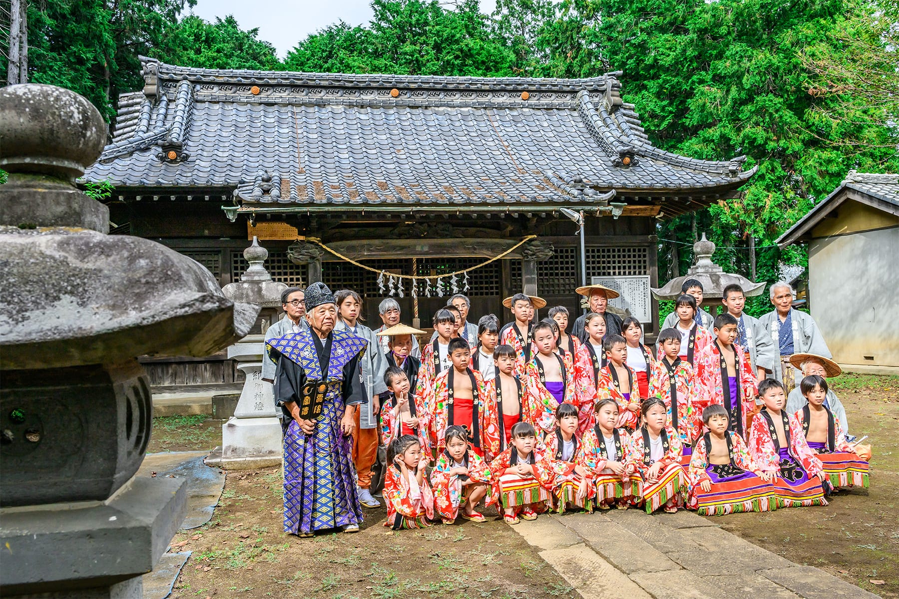 岩槻の古式土俵入り(笹久保地区) 【篠岡八幡大神社 | さいたま市岩槻区 】| フォトさいたま