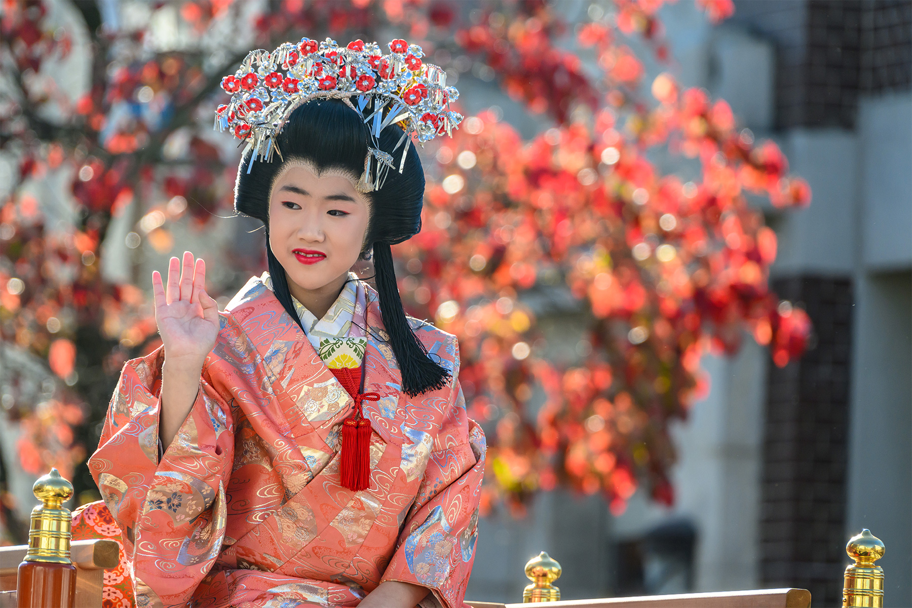 城下町岩槻鷹狩り行列【八雲神社（日光御成道）〜岩槻小学校｜さいたま市岩槻区】 | フォトさいたま