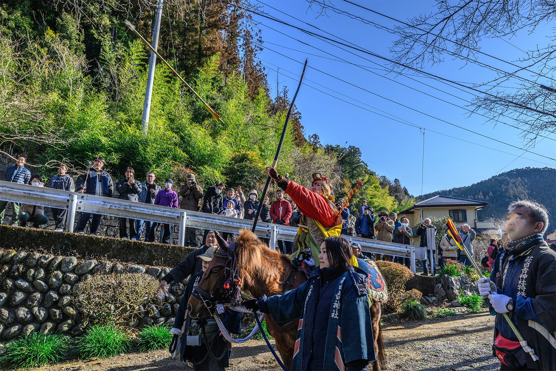 流鏑馬（やぶさめ）祭り【萩日吉神社（はぎひよしじんじゃ）｜埼玉県ときがわ町】 | フォトさいたま