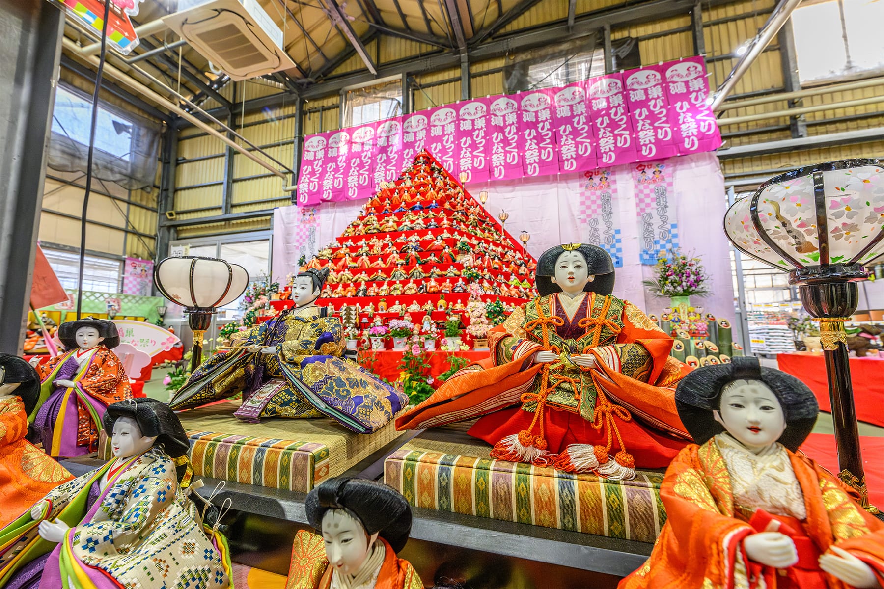 鴻巣びっくりひな祭り【エルミこうのすショッピングモール（メイン会場） 他｜埼玉県鴻巣市】 | フォトさいたま